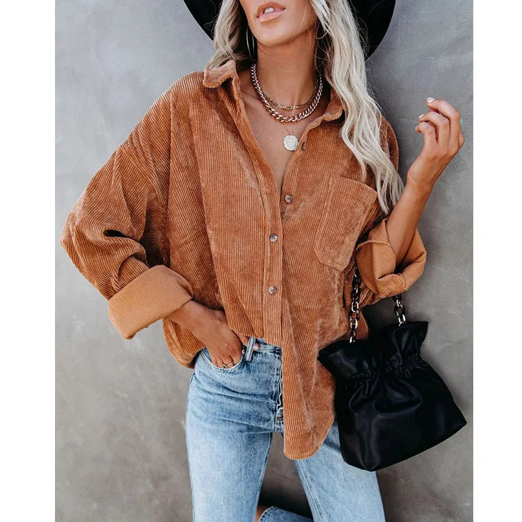 Camisa feminina manga longa - Fernanda