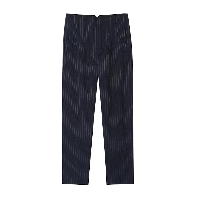 Calça feminina casual cintura alta