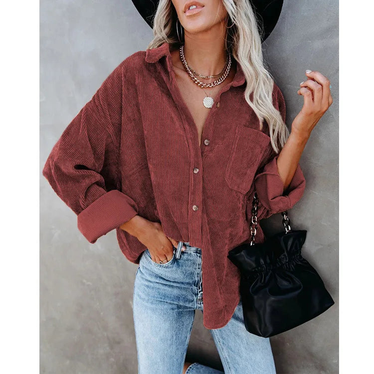 Camisa feminina manga longa - Fernanda