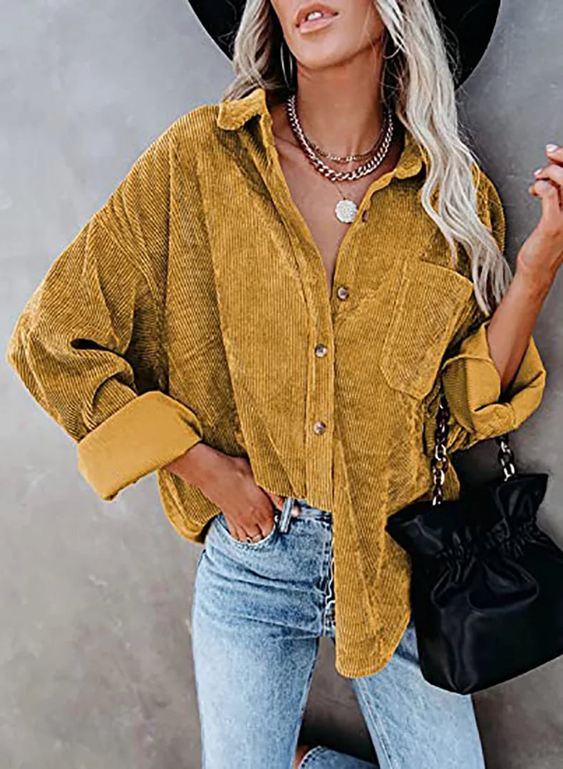 Camisa feminina manga longa - Fernanda