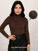 Kit com 3 blusas feminina de frio cacharrel tricot 