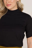 Camiseta Casual de Gola Alta - Mari